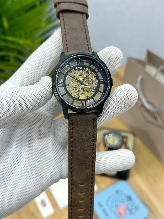 FOSSIL TOWNSMAN OPEN HEART MACHINERY